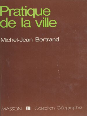 cover image of Pratique de la ville